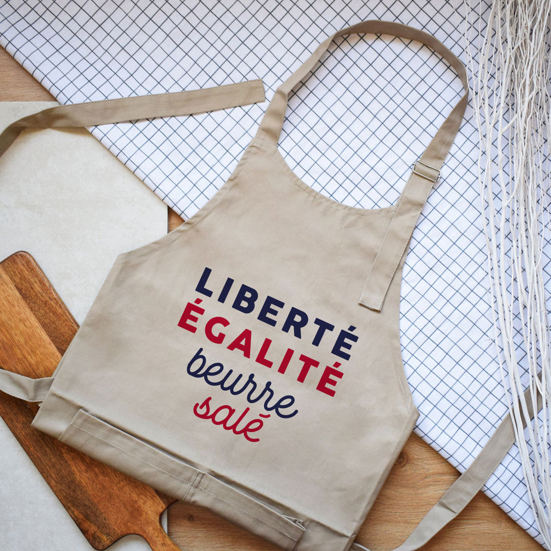 Tablier - Liberté égalité beurre salé