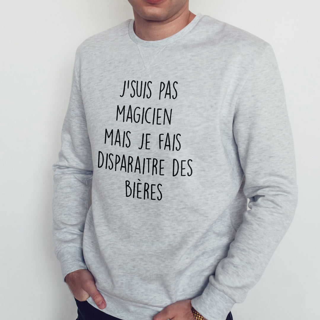 Sweat Homme imprimé - J'suis pas magicien