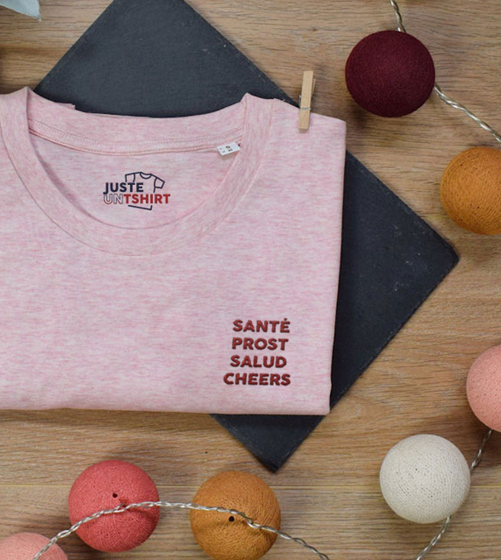 T-shirt Brodé - Santé