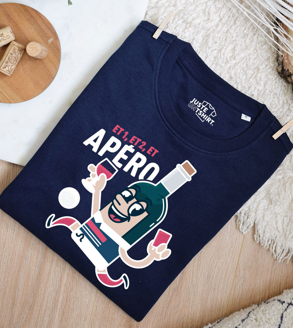 Sweat imprimé - Et un et Deux et Apérooo