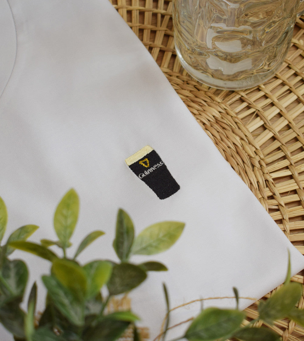 T-shirt brodé - Guiness