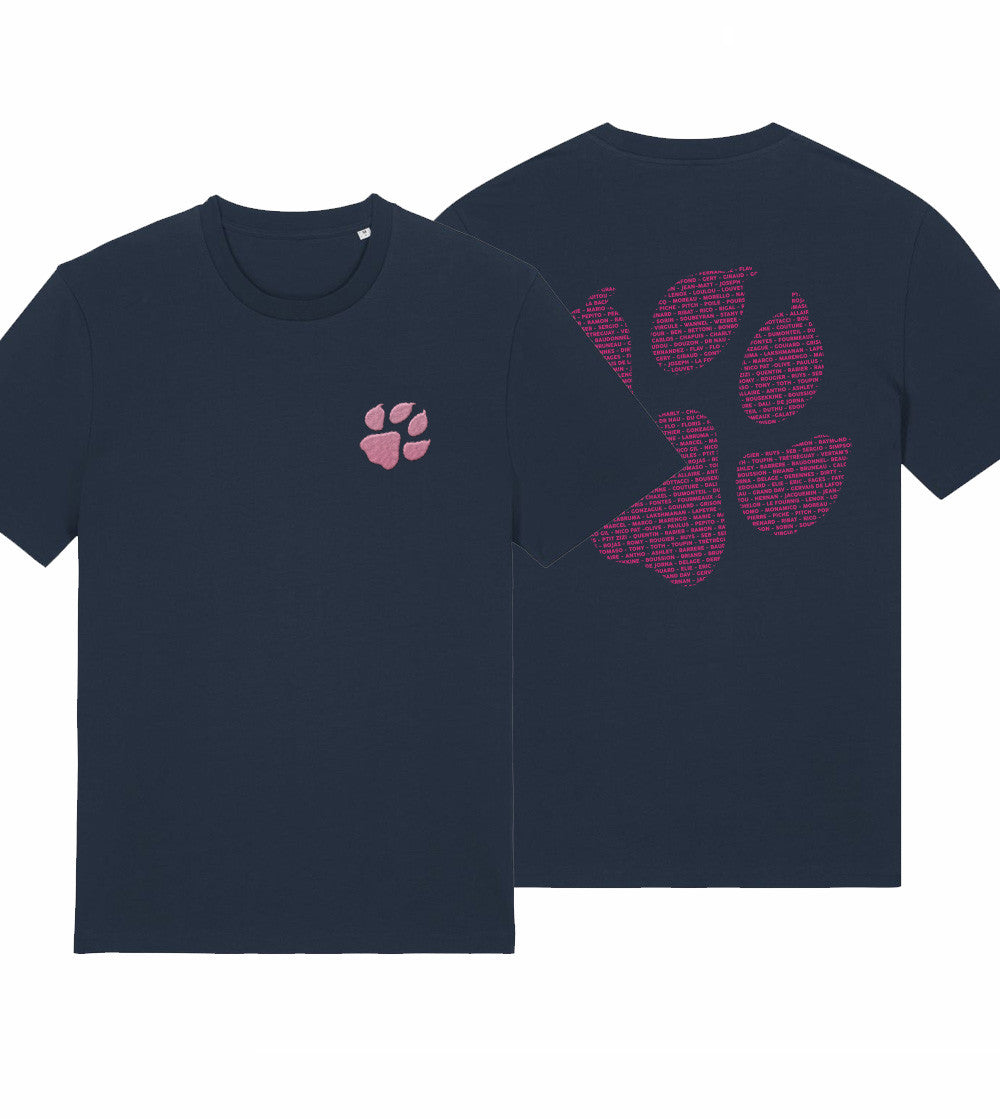 T-shirt brodé Griffe - All pinks