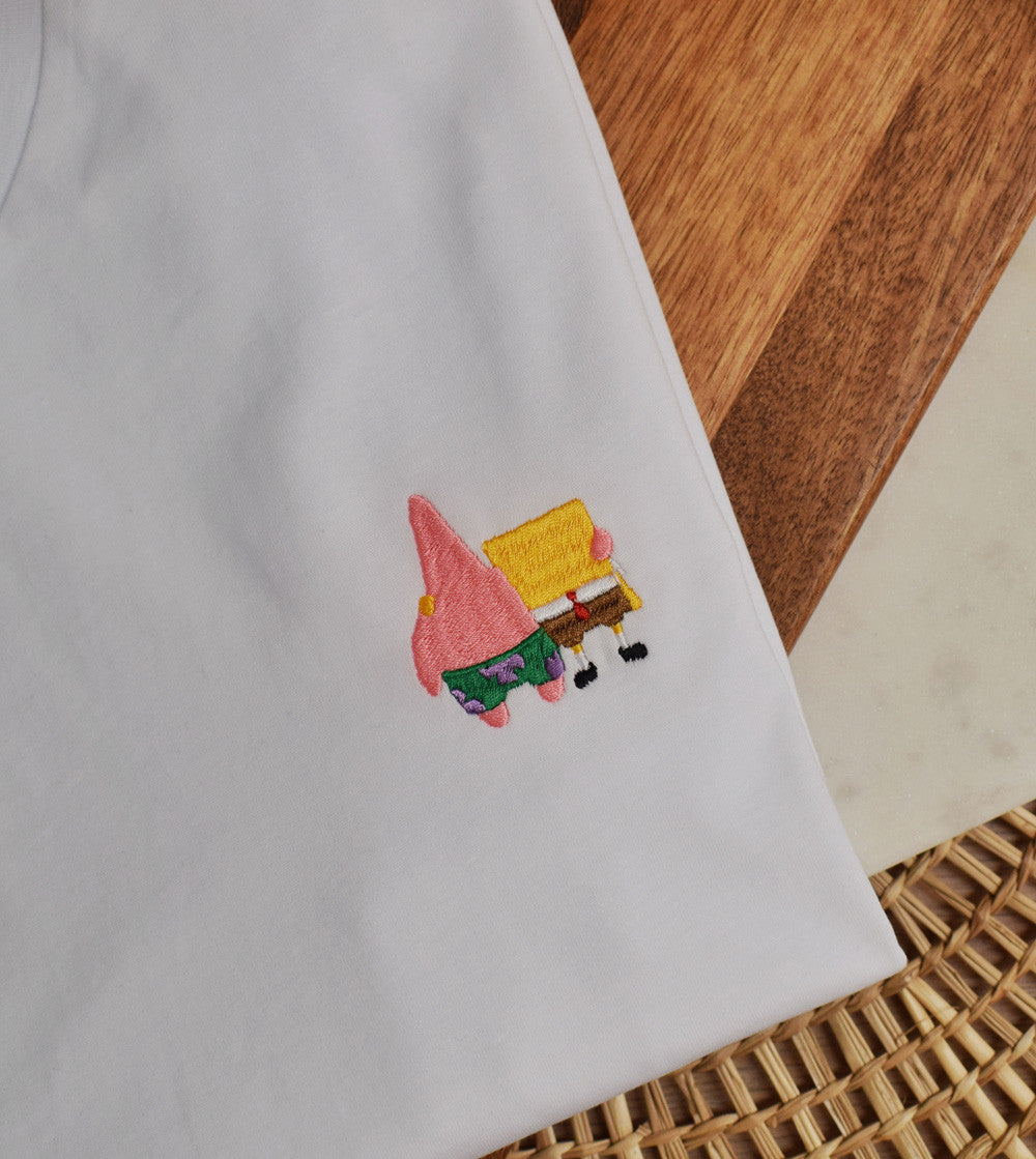 T-shirt enfant brodé - Bob l'éponge