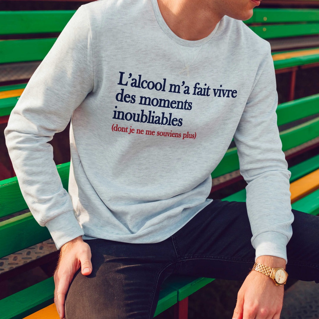Sweat-shirt Homme - Des moments inoubliables