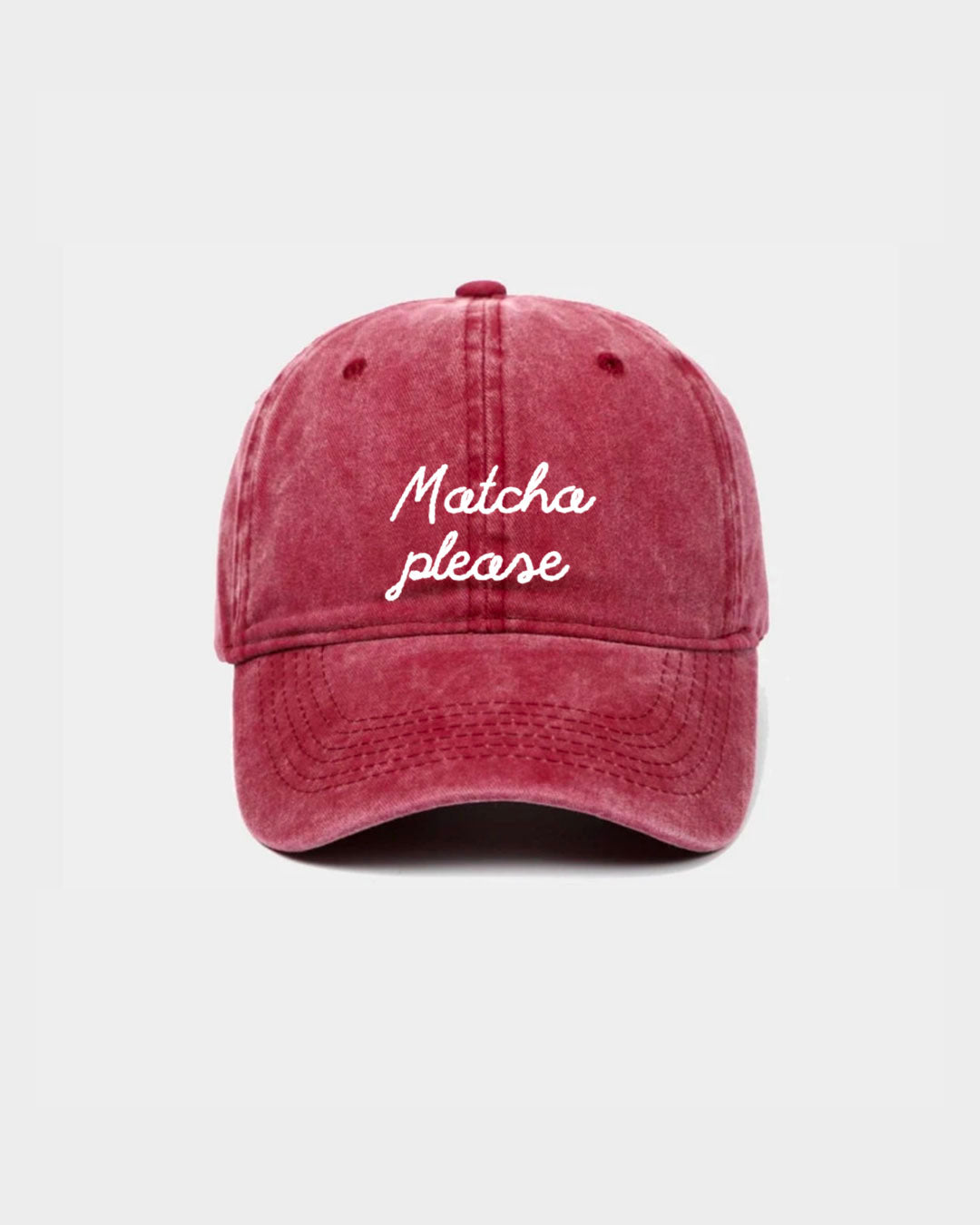 Casquette Brodée - Matcha Please
