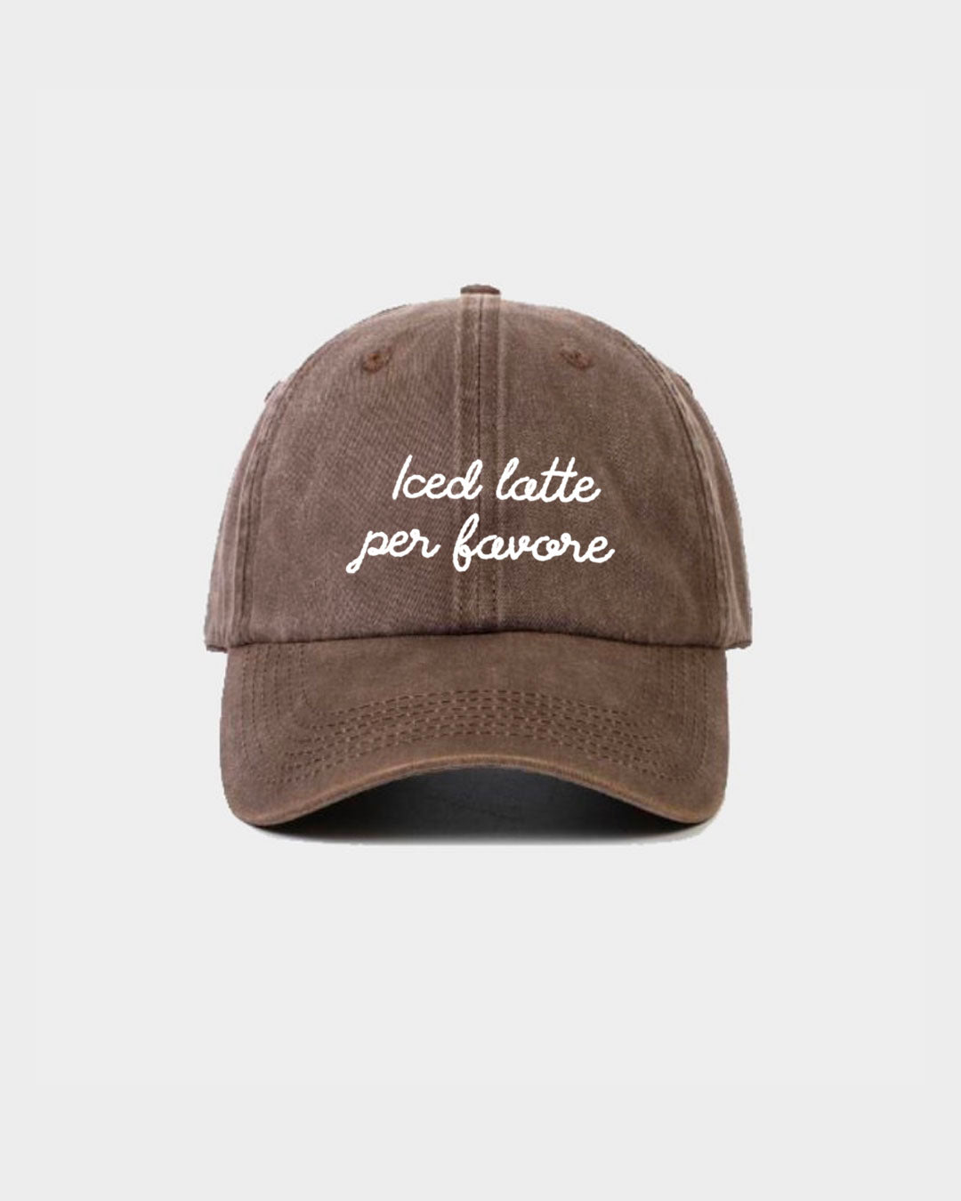 Casquette Brodée - Iced Latte