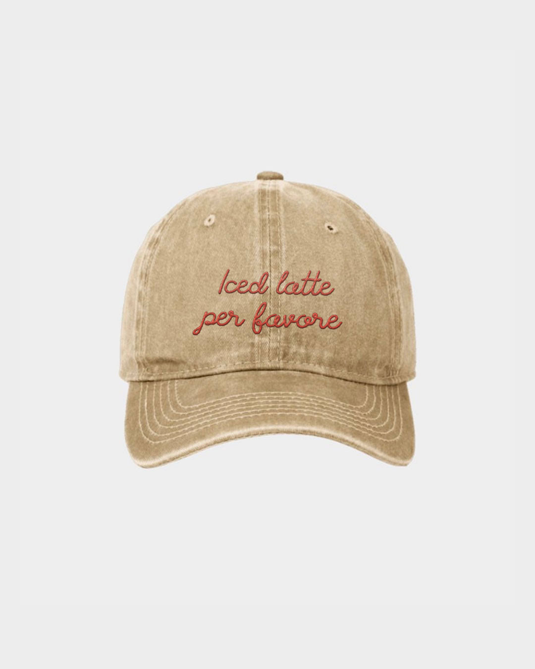 Casquette Brodée - Iced Latte