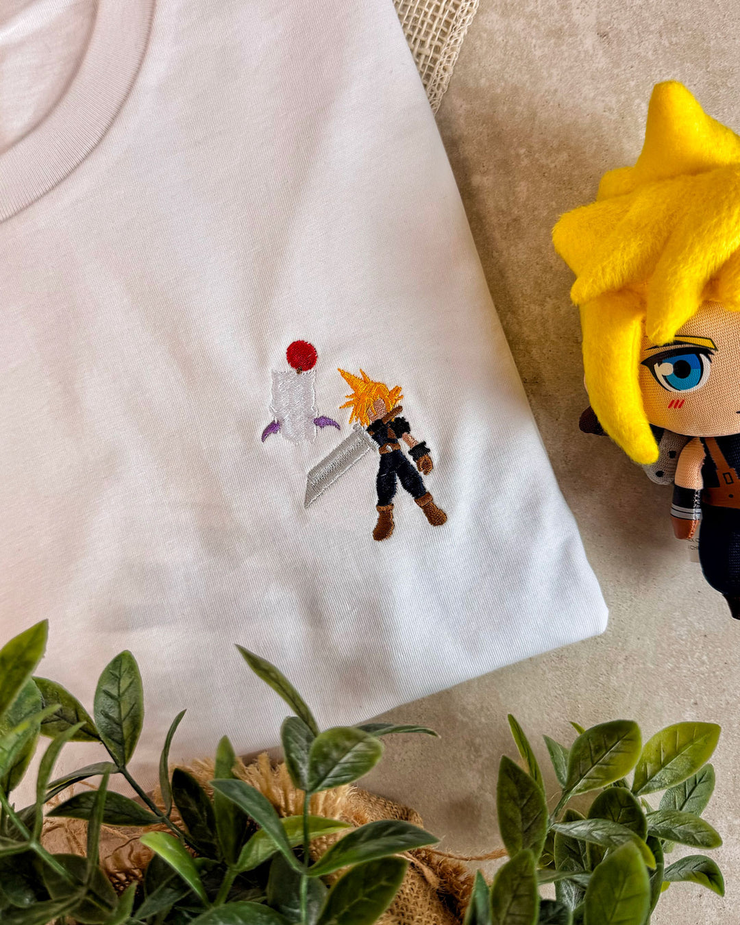 T-shirt brodé - Final fantasy