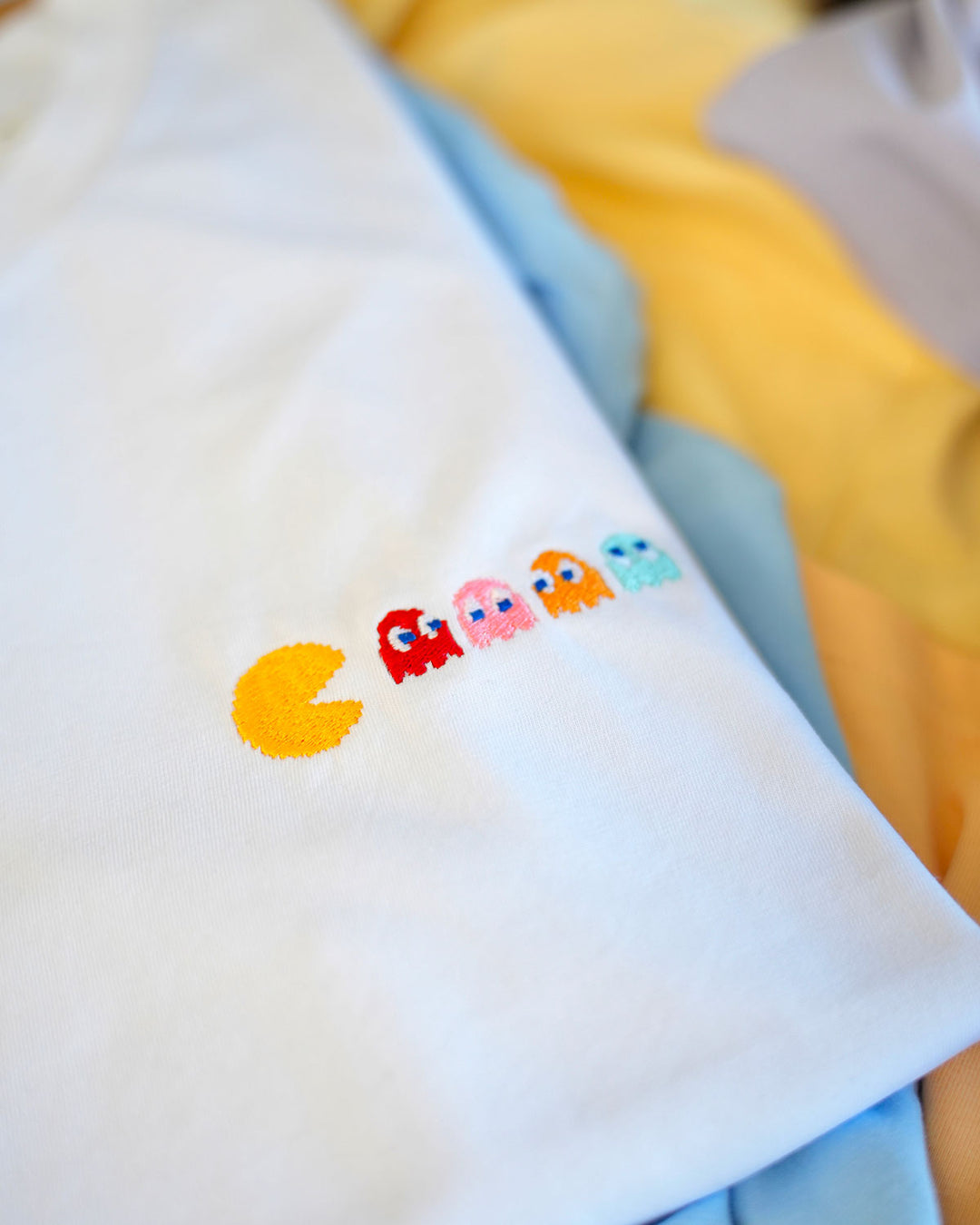 T-shirt brodé - Pac Man