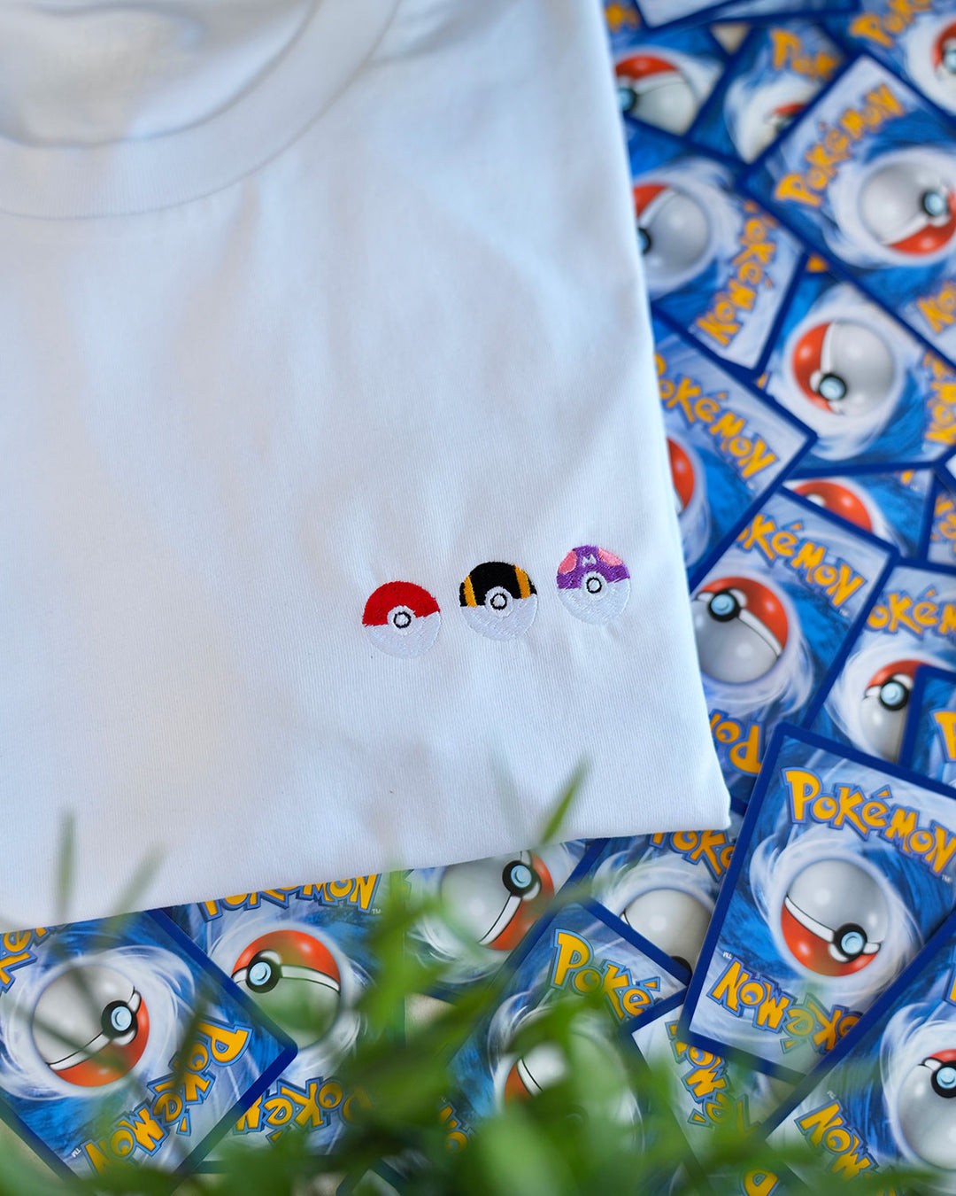 T-shirt Brodé - Pokeball