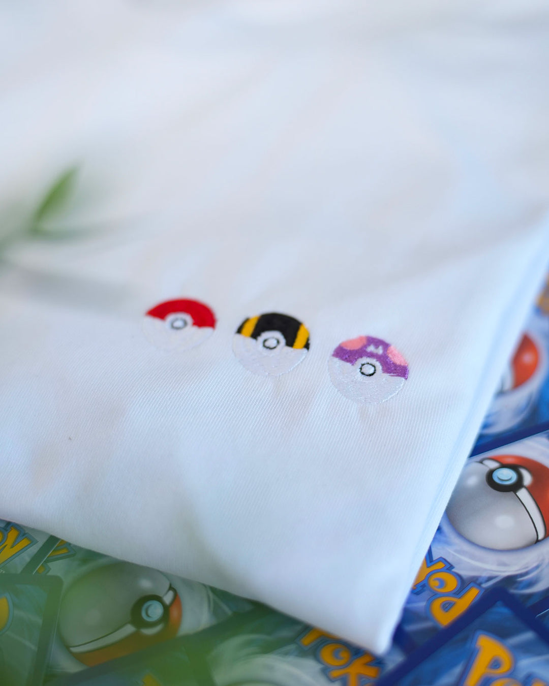 T-shirt Brodé - Pokeball