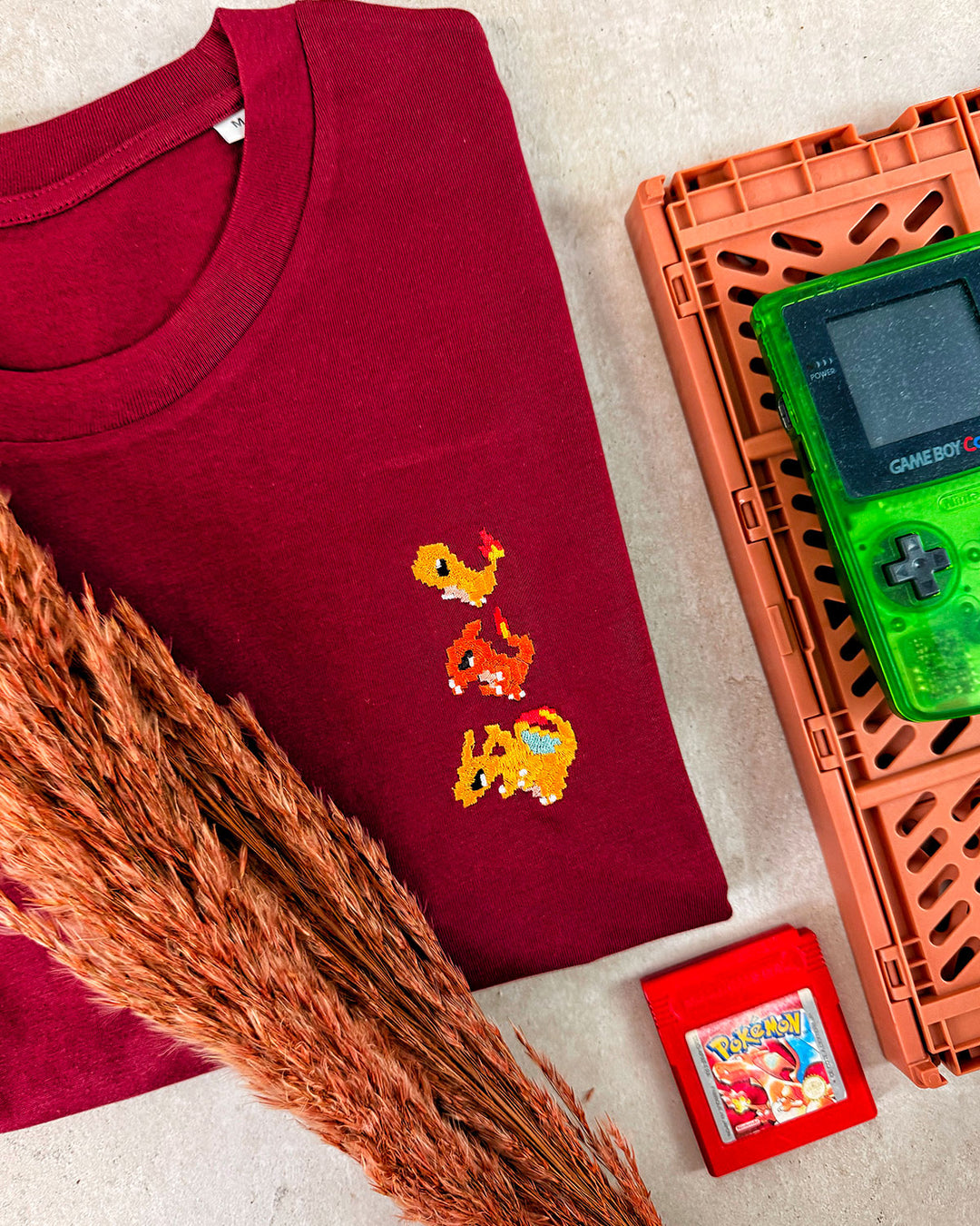 T-shirt Brodé - Salamèche