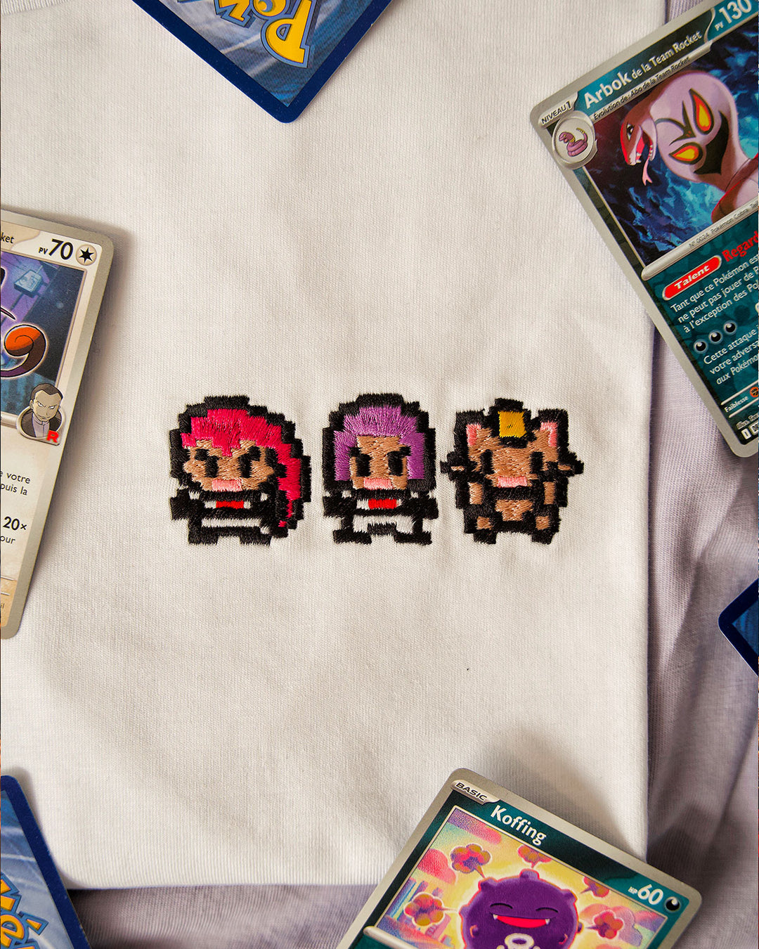 T-shirt Brodé - Team Rocket