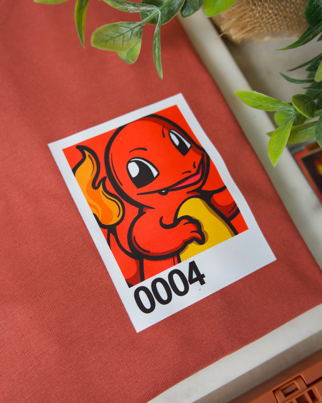 T-shirt brodé - 0004 Salamèche