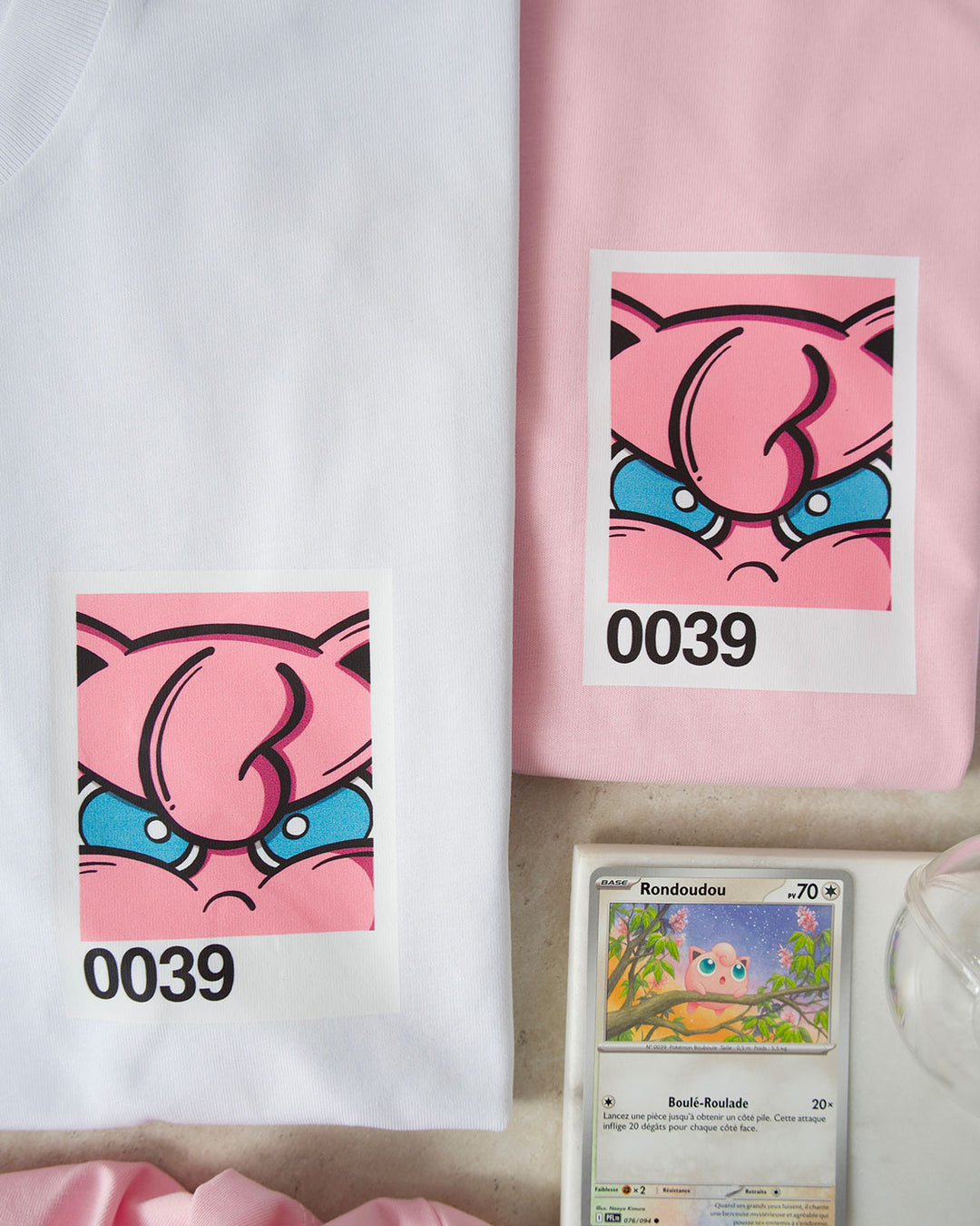T-shirt brodé - 0039 Rondoudou