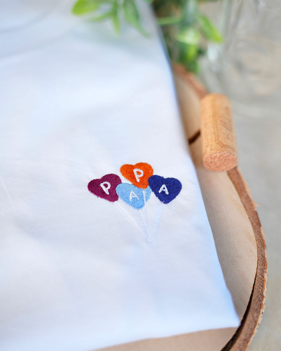 T-shirt Brodé - Papa Ballon
