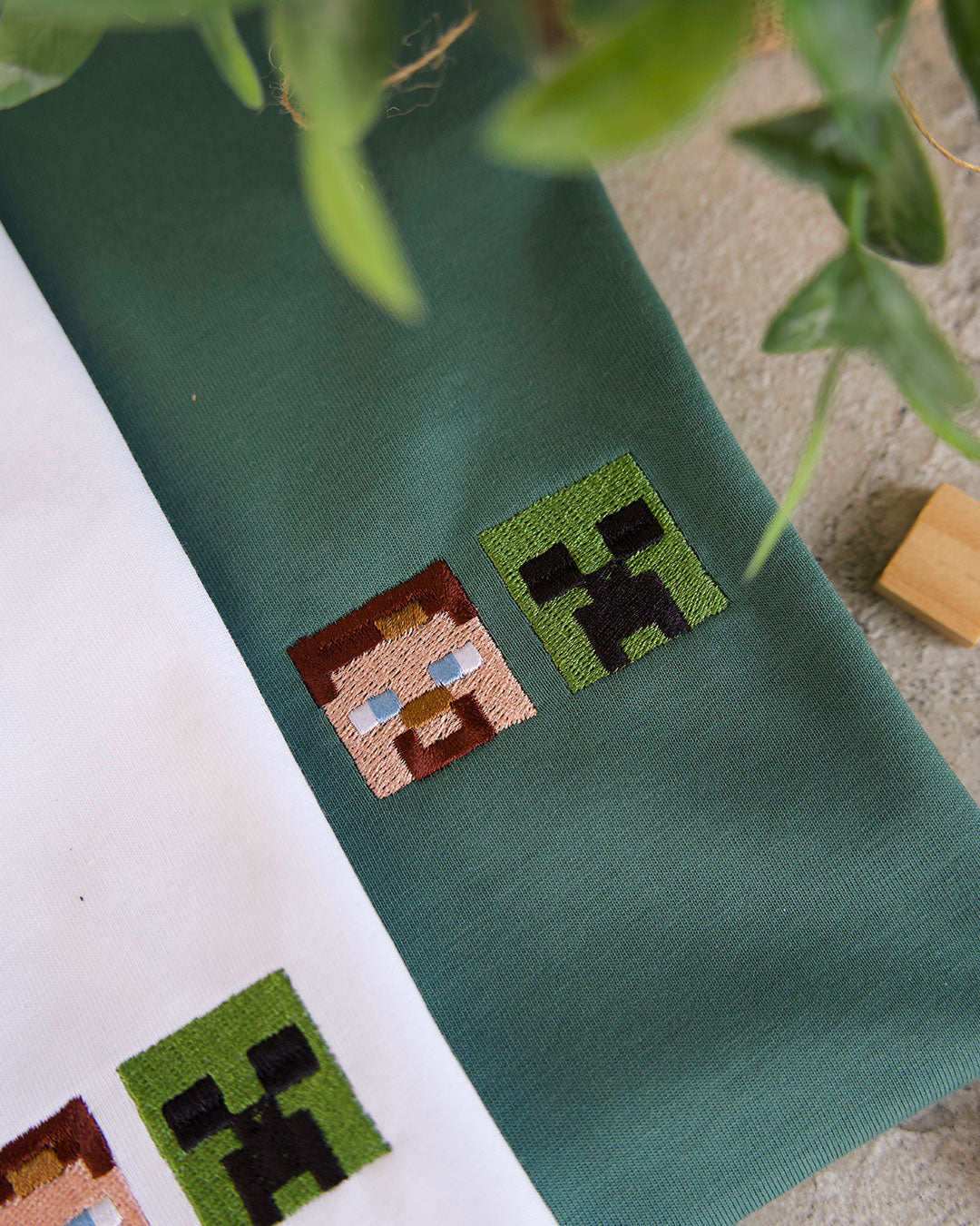 T-shirt brodé - Minecraft
